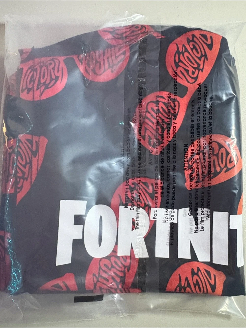 Boys (M) Black Fortnite Logo Swim Shorts